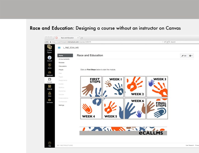 Eight blocks for navigation for K-12 professional development